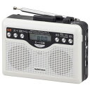 オーム電機(OHM) CAS-381Z AudioComm デジタル録音ラジオカセット