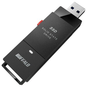 Хåե BUFFALO SSD-PUT500U3-BKC(֥å) USB 3.2(Gen 1)б ֥쥹 ݡ֥SSD 500GB SSDPUT500U3BK