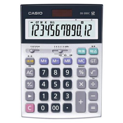 CASIO カシオ DS-20DC-N 本格実務電卓 時