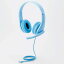 エレコム ELECOM HS-KD01TLBU(ライトブルー) 子ども用ヘッドセット 有線 4極ミニプラグ 両耳 マイクアーム付 HSKD01TLBU