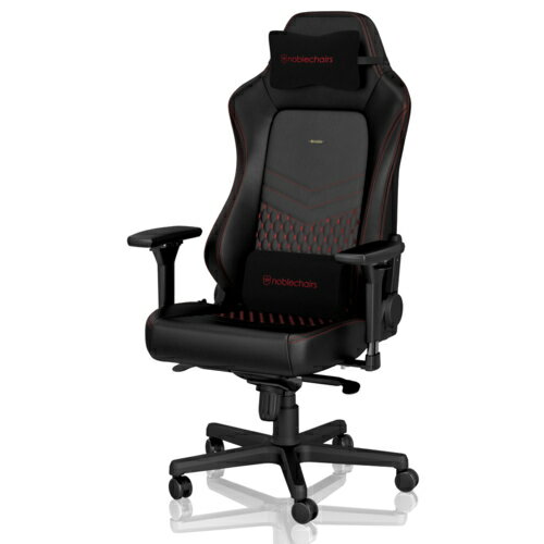 noblechairs ノーブルチェアーズ NBL-HRO-RL-BRD-SGL(レッド) HERO - Real Leather ゲーミングチェア NBLHRORLBRDSG