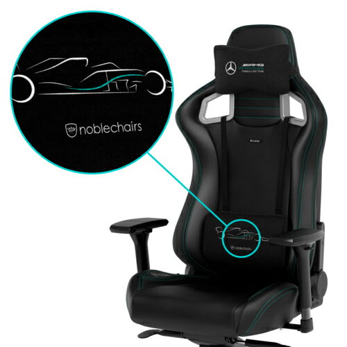 noblechairs ノーブルチェアーズ NBL-EPC-PU-MPF-SGL EPIC - Mercedes-AMG Petronas Formula One Team - 2021 Edition NBLEPCPUMPFSG [3]