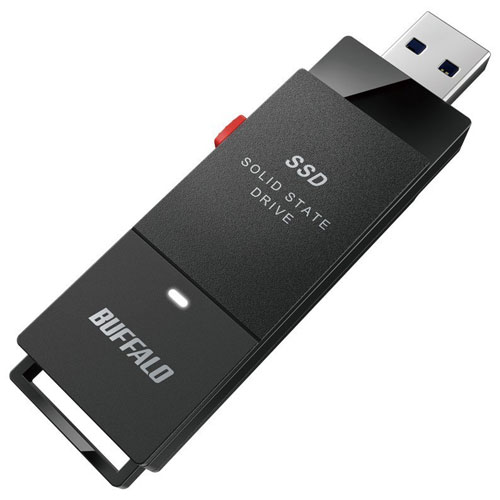 Хåե BUFFALO SSD-SCT500U3-BA(֥å) ֥쥹 ݡ֥SSD 500GB SSDSCT500U3BA