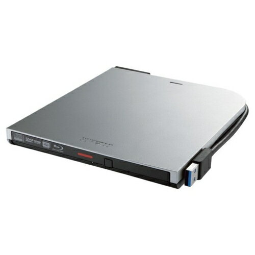 バッファロー BUFFALO BRXL-PTV6U3-SVB(シルバー) USB3.2(Gen1) 対応 ポータブルBD 書込ソフト添付 BRXLPTV6U3SVB