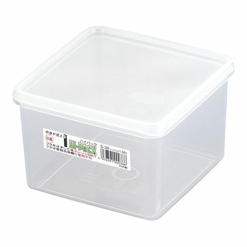 Plastic Storage Containers - エンテック S-38 ハイパック 角型