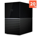 WesternDigital ウエスタンデジタル WDBFBE0200JBK-JEEX My Book Duo(2021EX) 外付HDD 2ドライブ 20TB WDBFBE0200JBK