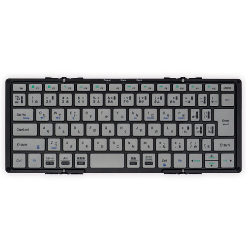 アーキサイト AM-K2TF83J/BKG(ブラック・グレー) MOBO 有線/無線キーボード 日本語JIS配列 83キー AMK2TF83JBKG