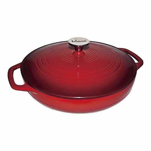 ロッジ lodge EC3CC43 レッド エナメルキャセロール EC3CC43