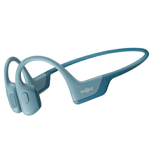 Shokz(AfterShokz) ショックス(アフターショックス) OPENRUN PRO(ブルー) 骨伝導イヤホン Bluetooth Ver.5.1対応 SKZ-EP-000009 SKZEP000009