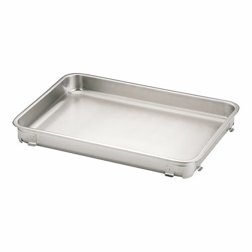 Steel Storage Containers - イケダ 18-8抗菌生鮮バット 8枚取 K02700000960