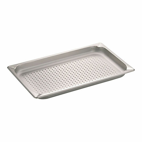 遠藤商事 11040PS ステンレス 穴明ホテルパン 1/1×40 11040PS