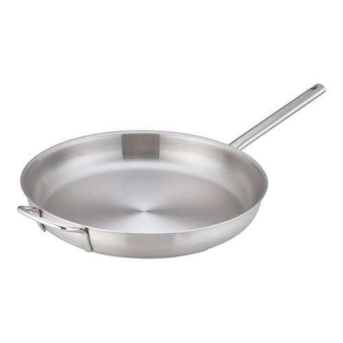Ih/Gas Compatible - 遠藤商事 インダクション18-8フライパン 45cm 4905001111624
