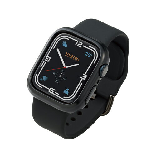 쥳 ELECOM AW-21BBPPBK(֥å) åץ륦åApple Watch Series 7 ݸ Хѡ AW21BBPPBK