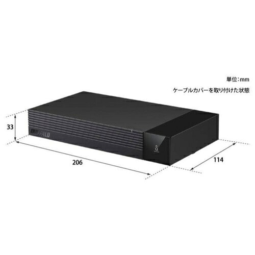 バッファロー BUFFALO HD-SQS4U3-A SeeQVault対応 外付けHDD 4TB HDSQS4U3A 商品画像3
