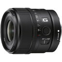 SONY(ソニー) E 15mm F1.4 G SEL15F14G Eマウント用 APS-C 単焦点レンズ