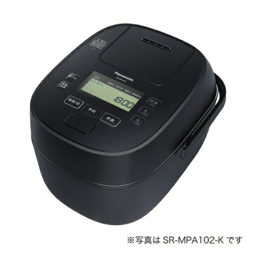 【長期保証付】パナソニック(Panasonic) SR-MPA182-K(ブラック) おどり炊き 可変圧力IHジャー炊飯器 1升