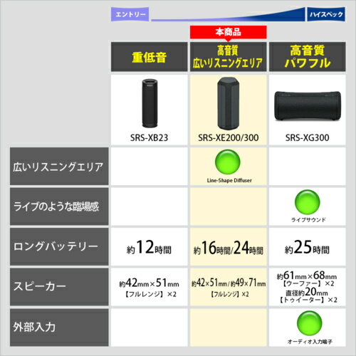 ソニー SONY SRS-XE300(H) (...の紹介画像3