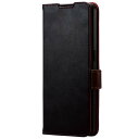 エレコム ELECOM PM-O221PLFYBK(ブラック) OPPO Reno7 A(OPG04) 用 ソフトレザーケース 手帳型 磁石 PMO221PLFYBK