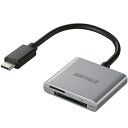 バッファロー BUFFALO BSCR110U3CSV(シルバー) USB Type-C接続カードリーダー/ライター BSCR110U3CSV