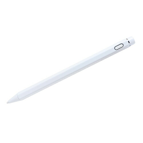 ミヨシ STP-A01-WH ホワイト iPad専用タッチペン 六角タイプ 最大約10時間作動 STPA01WH