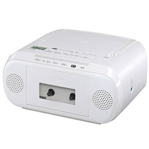 東芝 TOSHIBA TY-CDM2(W) CDラジオカセットレコーダー TYCDM2W
