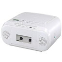 東芝 TOSHIBA TY-CDM2(W) CDラジオカセットレコーダー TYCDM2W その1