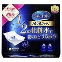 ユニ・チャーム(unicharm) シルコット うるうるコットン スポンジ仕立て 80枚(160シート)
