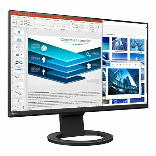 19 inches + - EIZO エイゾー EV2480-ZBK FlexScan 23.8型フルHDディスプレイ ブラック EV2480ZBK