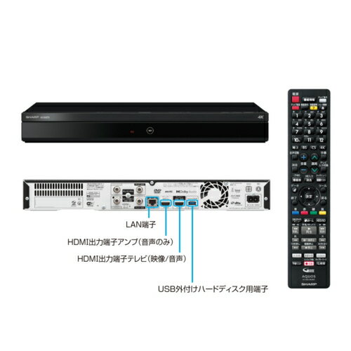 㡼 SHARP 4B-C60ET3 4K塼ʡ¢ ֥롼쥤ǥ쥳 3ƱϿ西 6TB 4BC60ET3