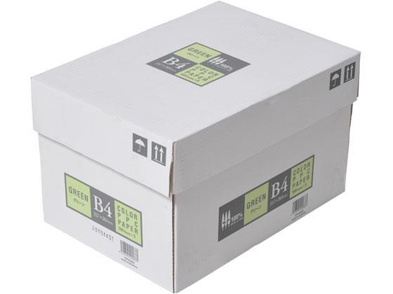 APP カラーコピー用紙 グリーン B4 500枚×5冊[代引不可]...