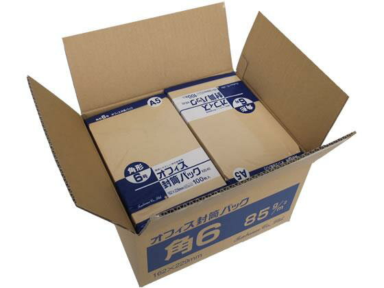 ツバメ工業 クラフト封筒 角6 85g／m2 1000枚[代引不可]