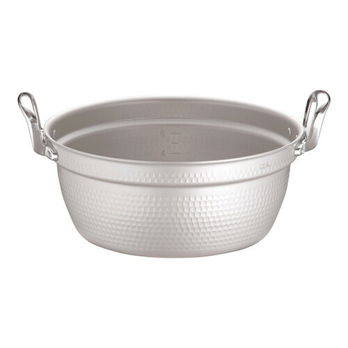 IH/煤气两者对应 - 北陸アルミニウム HP16-RM337 マイスター アルミ極厚円付鍋 目盛付 33cm HP16RM337