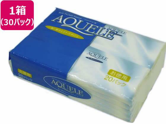 ハヤシ商事 アクウェル水に流せるティシュー10組×20個×30パック[代引不可]