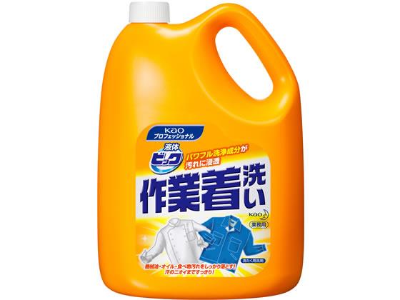 ↑↑↑正確な在庫状況は上記バナー「在庫状況を確認する」をクリックして頂き、必ずご確認ください。&nbsp&nbsp【代引不可商品】仕入先よりお客様宅へ直送手配いたします商品です。そのため代引きは対応致しかねます。作業着、厨房着についた頑固な油汚れをしっかり落とす！●パワフル洗浄成分が汚れに浸透し、機械油、泥、食用油などの頑固な汚れをしっかりと落とします。●爽やかなハーブ（ユーカリエキス）系香料配合。●蛍光増白剤無配合。きなりの衣類も安心して洗えます。●内容量：4．5kg※メーカーの都合により、パッケージ・仕様等は予告なく変更になる場合がございます。