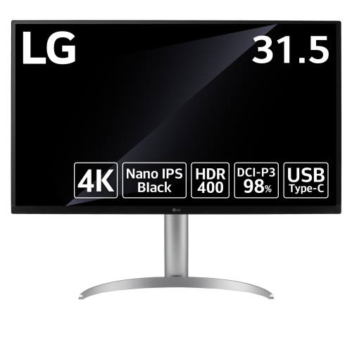 LGエレクトロニクス LG 32UQ850-W LG UltraFine Display 31.5型 4Kキャリブレーション対応ディスプレイ 32UQ850W