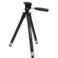 キング FZ-158 BLACK ブラック 小型8段アルミ三脚 2WAY雲台 スマホホルダー、アクションカメラアダプター Bluetoothリモコン付き FZ158BK