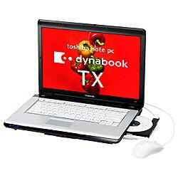 【送料無料】東　芝 【2007年夏モデル】ノートパソコン dynabook　TX　TX/67C PATX67CLP【10周...