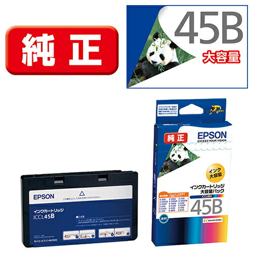 エプソン EPSON ICCL45B 純正 インクカートリッジ 4色カラー 増量タイプ ICCL45B