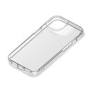 PGA PG-22KPT06CL(クリア) iPhone14用 抗菌ハイブリッドケース 耐衝撃設計 PG22KPT06CL