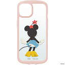 PGA PG-DPT22R02MNE(ミニーマウス) iPhone14Plus用 クリアタフケース 耐衝撃 PGDPT22R02MNE
