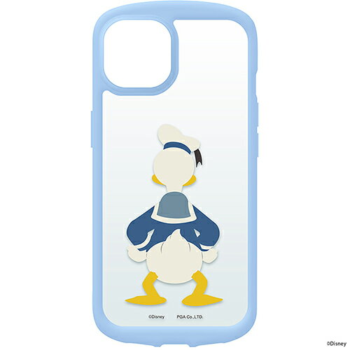 PGA PG-DPT22R03DND ドナルドダック iPhone14Plus用 クリアタフケース 耐衝撃 PGDPT22R03DND
