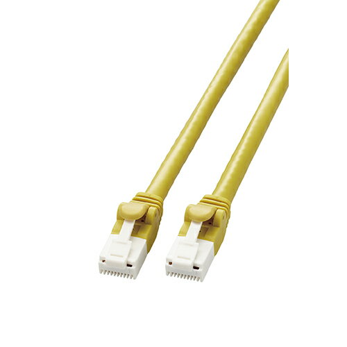 Cross （~5 m） - エレコム ELECOM LD-GPAT/YL3/RS イエロー LANケーブル CAT6A 3m 高速 10Gbps ストレート 爪折れ防止 LDGPATYL3RS