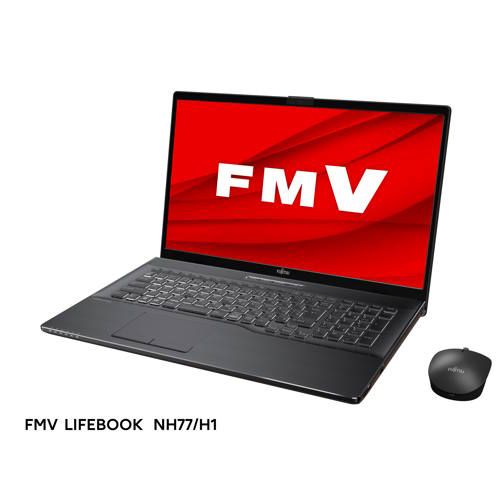 Ĺݾաٻ FUJITSU FMVN77H1B LIFEBOOK NH 17.3 Ryzen7 /8GB/512GB/Office ֥饤ȥ֥å FMVN77H1B