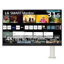楽天イーベストPC・家電館LGエレクトロニクス LG 32SQ780S-W LG SMART Monitor 31.5型 4KwebOS搭載ディスプレイ エルゴアームモデル 32SQ780SW