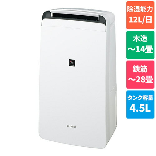 楽天市場】シャープ cv-nh140-w(適用畳数(除湿・木造)12 楽天市場】シャープ cv-nh140-w(適用畳数(除湿・木造)12