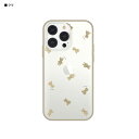 グルマンディーズ gourmandis IFT-123-BER(クマ) iPhone 14 Pro / 13 Pro用ケース IIIIfit Clear IFT123BER