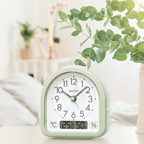 セイコー SEIKO KR522M 目覚まし時計 温湿度計付き KR522M [3]