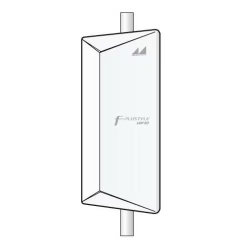 日本アンテナ UDF90W ホワイト 屋外用薄型UHFアンテナ 強・中電界向け 水平偏波専...
