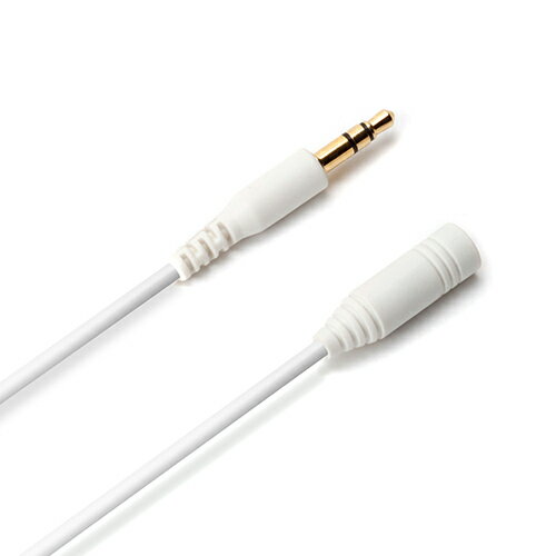PGA PG-EXS10M12-WH Premium Style 3.5mmステレオミニプラグ イヤホン延長ケーブル スタンダード 1m PGEXS10M12WH
