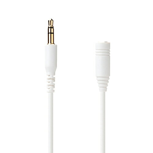 PGA PG-EXS10M12-WH Premium Style 3.5mmステレオミニプラグ イヤホン延長ケーブル スタンダード 1m PGEXS10M12WH